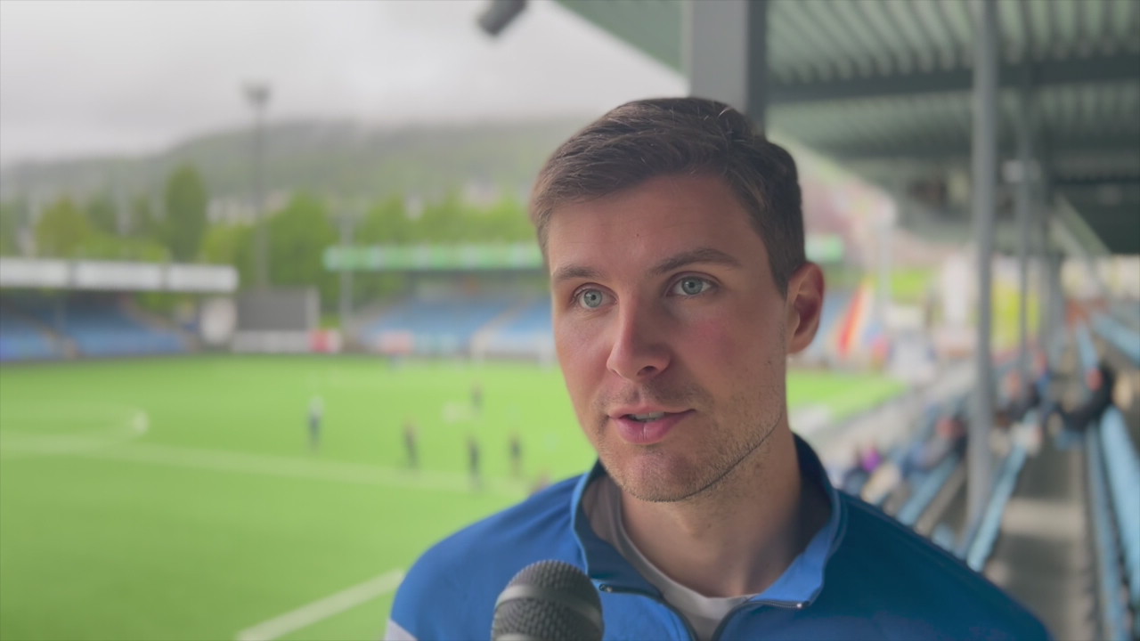 Ari Leifsson foran kampen mot Vålerenga
